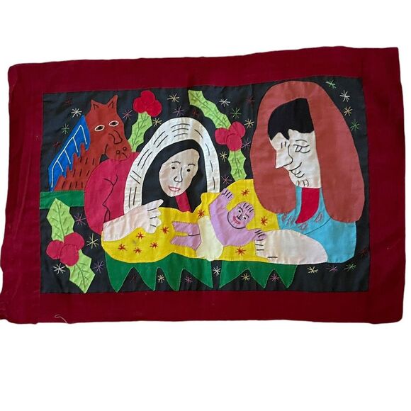 Other - Vintage Kuna‎ Mola Folk Art Handmade Textile